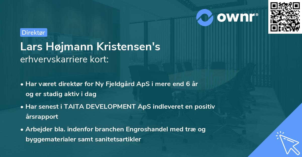 Lars Højmann Kristensen's erhvervskarriere kort