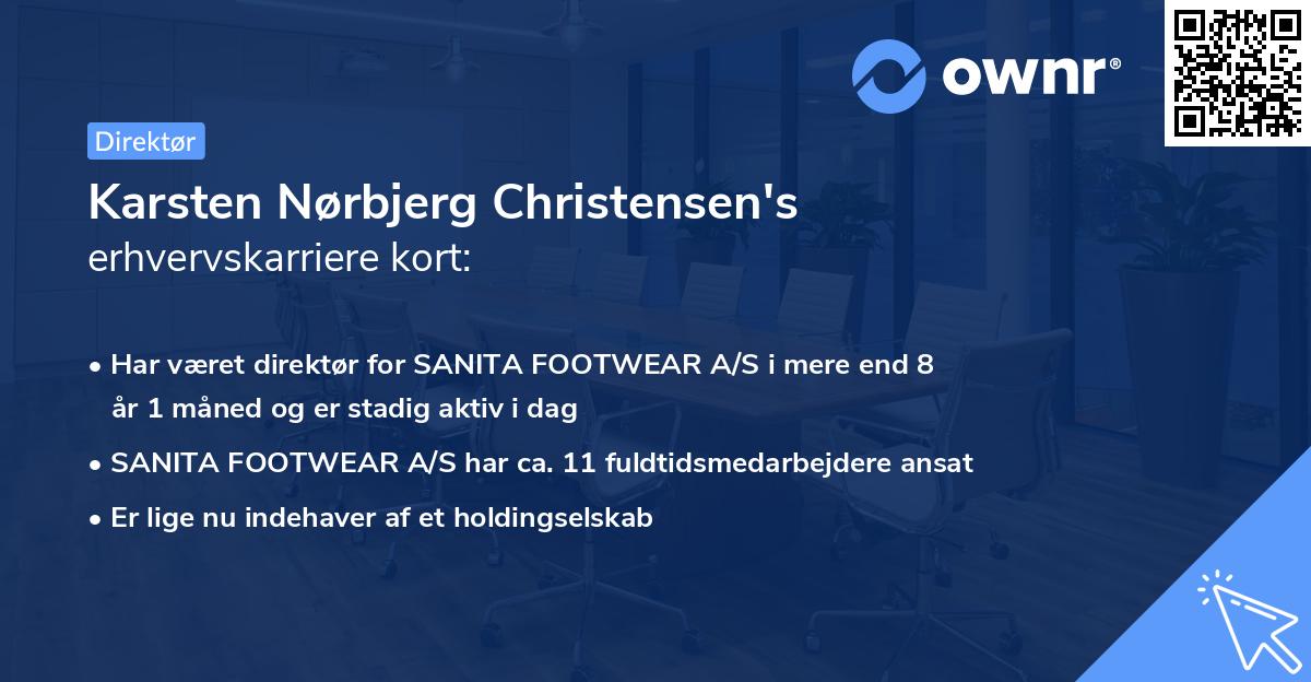 Karsten Nørbjerg Christensen's erhvervskarriere kort