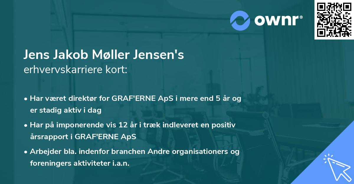 Jens Jakob Møller Jensen's erhvervskarriere kort