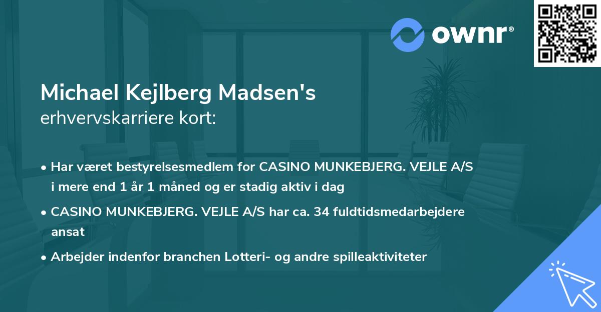 Michael Kejlberg Madsen's erhvervskarriere kort