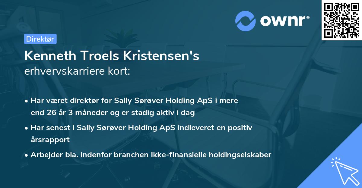 Kenneth Troels Kristensen's erhvervskarriere kort