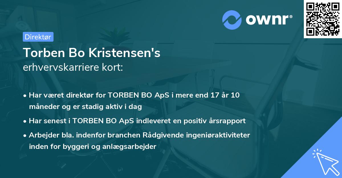 Torben Bo Kristensen's erhvervskarriere kort