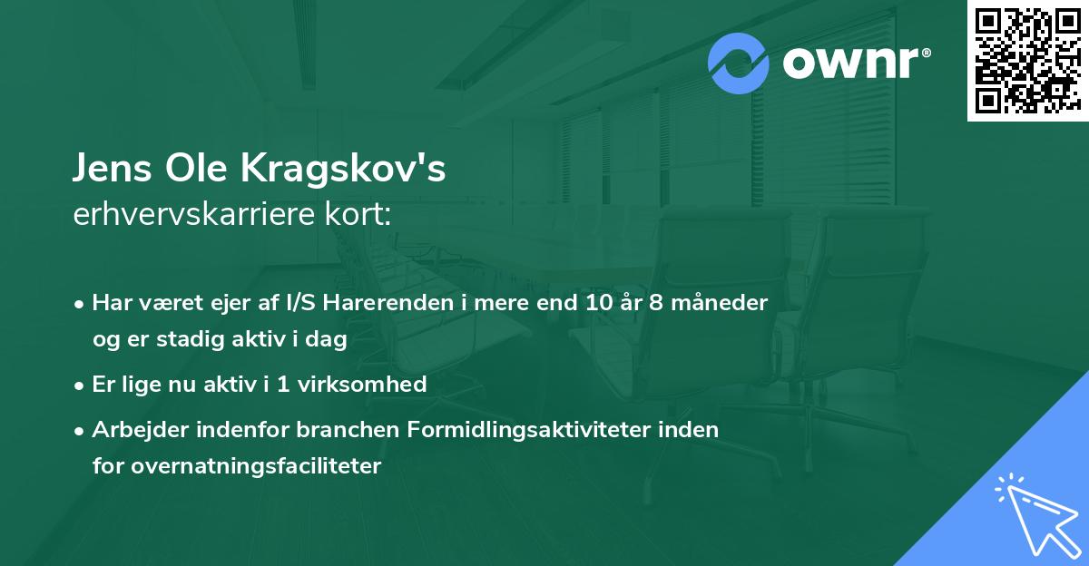 Jens Ole Kragskov's erhvervskarriere kort