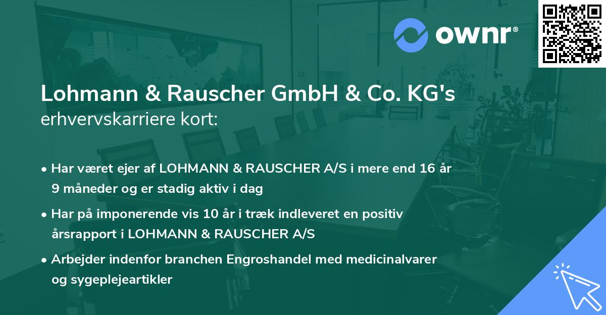 Lohmann & Rauscher GmbH & Co. KG's erhvervskarriere kort