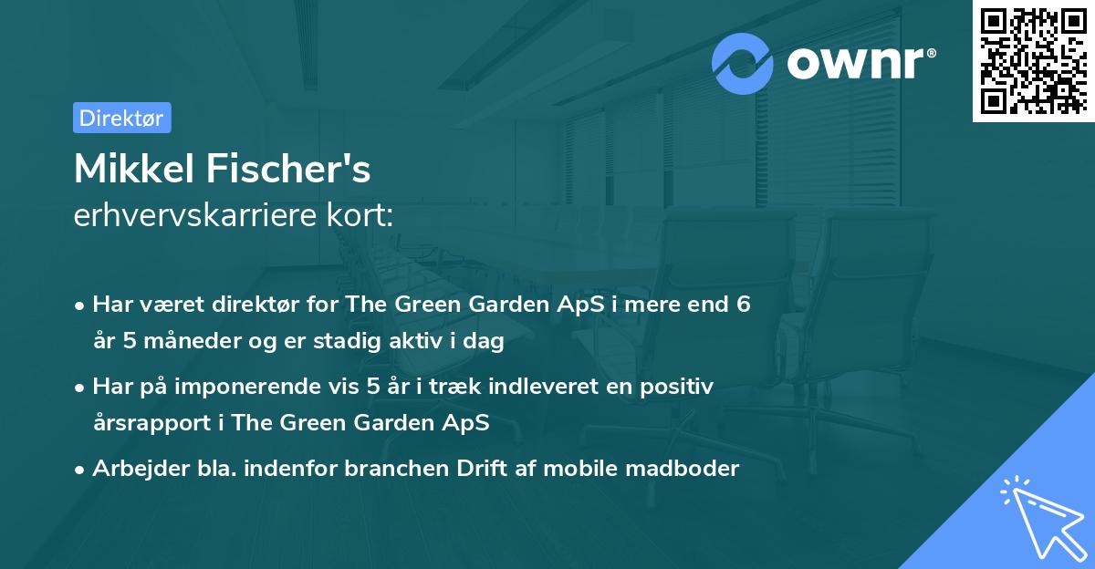 Mikkel Fischer's erhvervskarriere kort