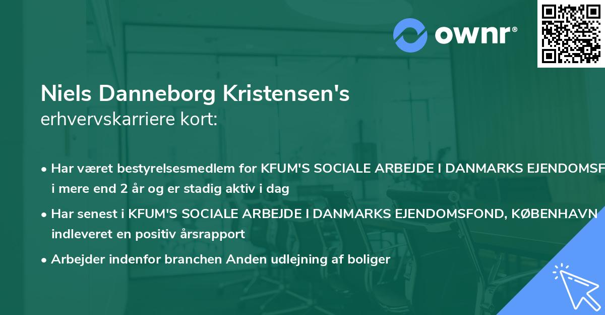 Niels Danneborg Kristensen's erhvervskarriere kort