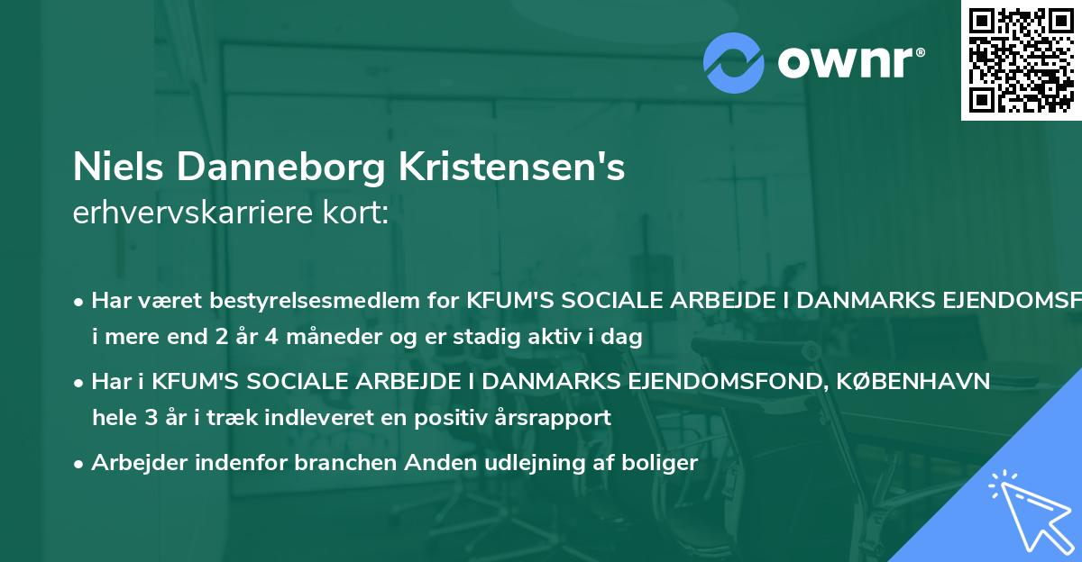 Niels Danneborg Kristensen's erhvervskarriere kort