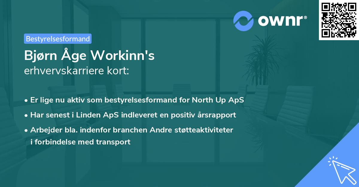 Bjørn Åge Workinn's erhvervskarriere kort