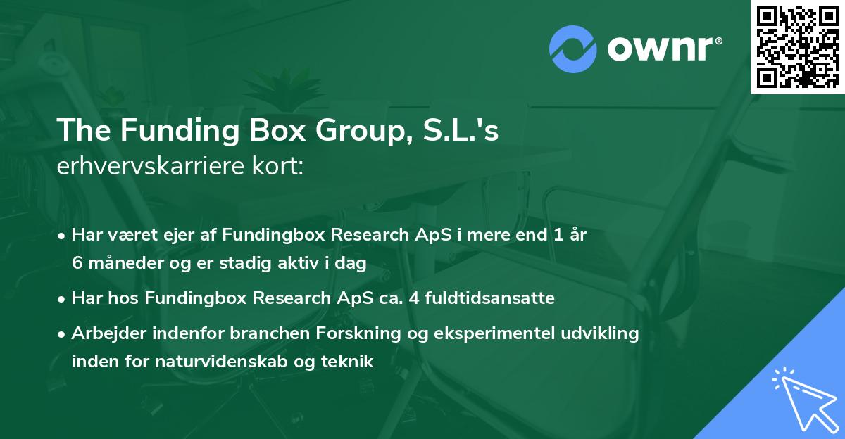 The Funding Box Group, S.L.'s erhvervskarriere kort