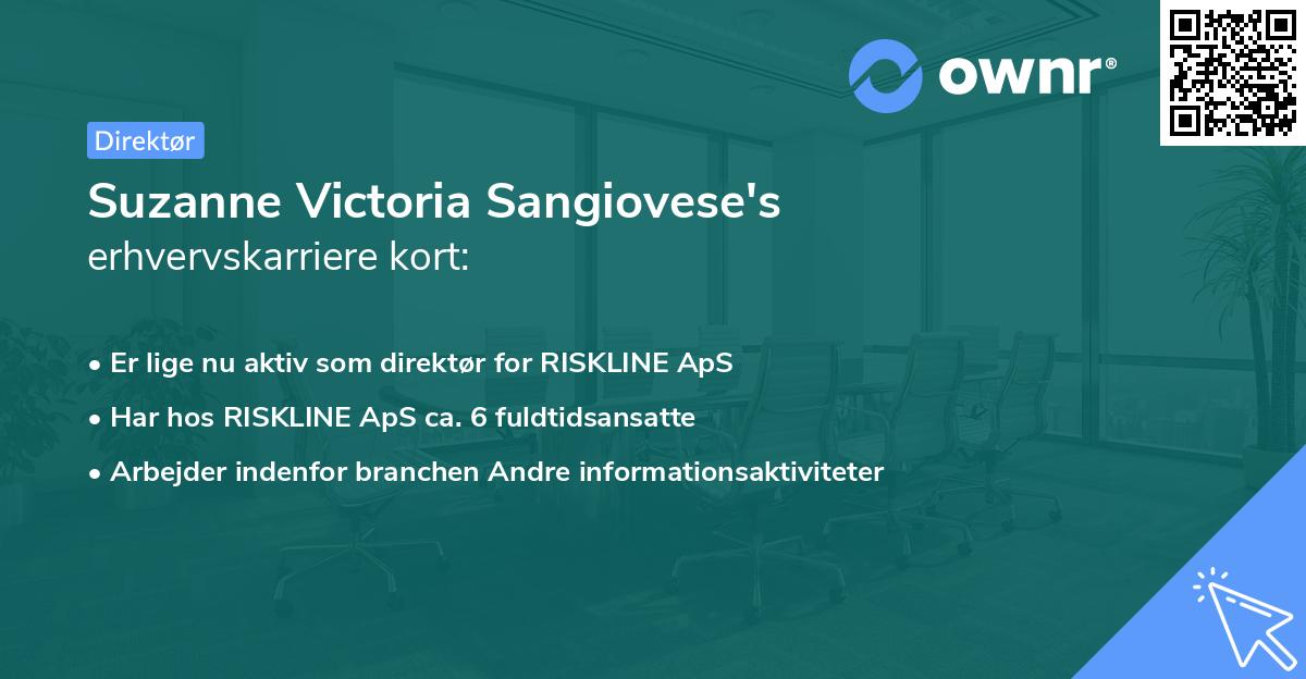 Suzanne Victoria Sangiovese's erhvervskarriere kort