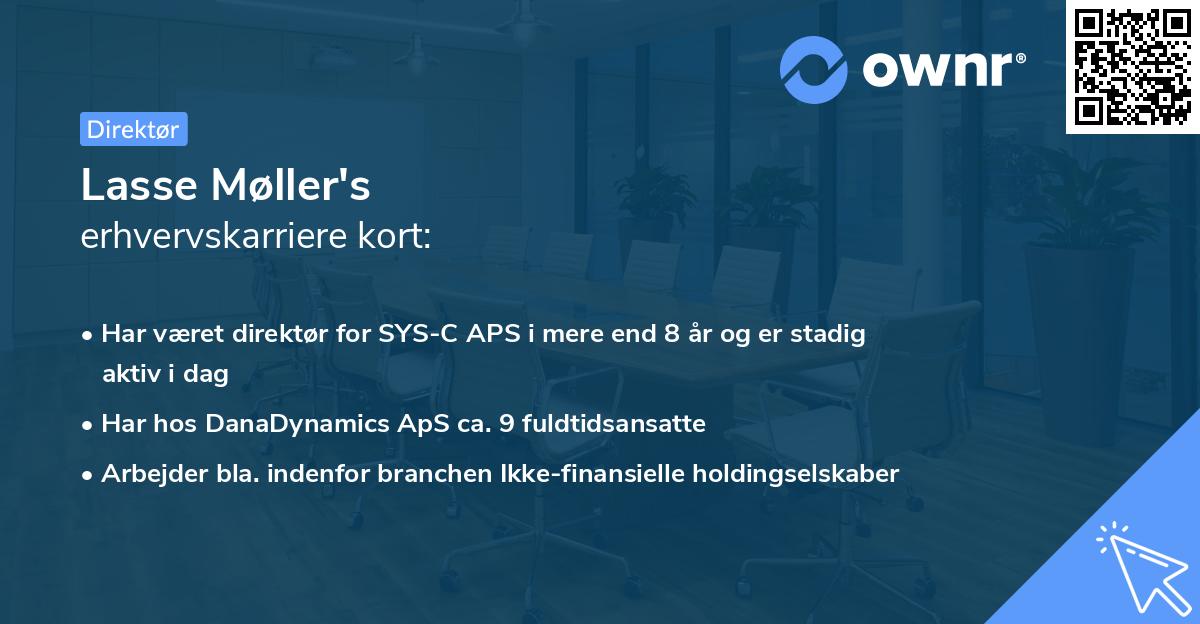 Lasse Møller's erhvervskarriere kort