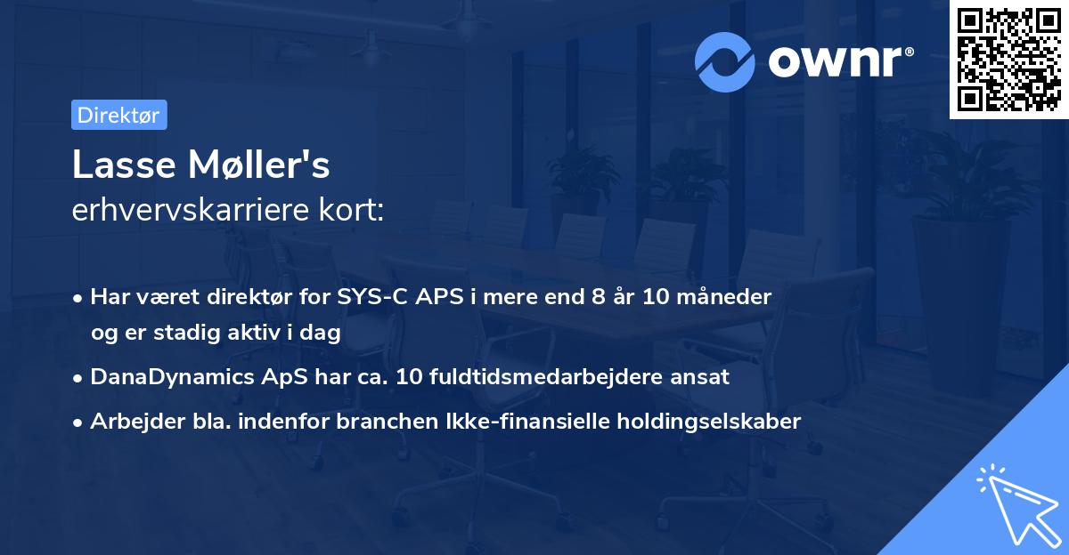 Lasse Møller's erhvervskarriere kort