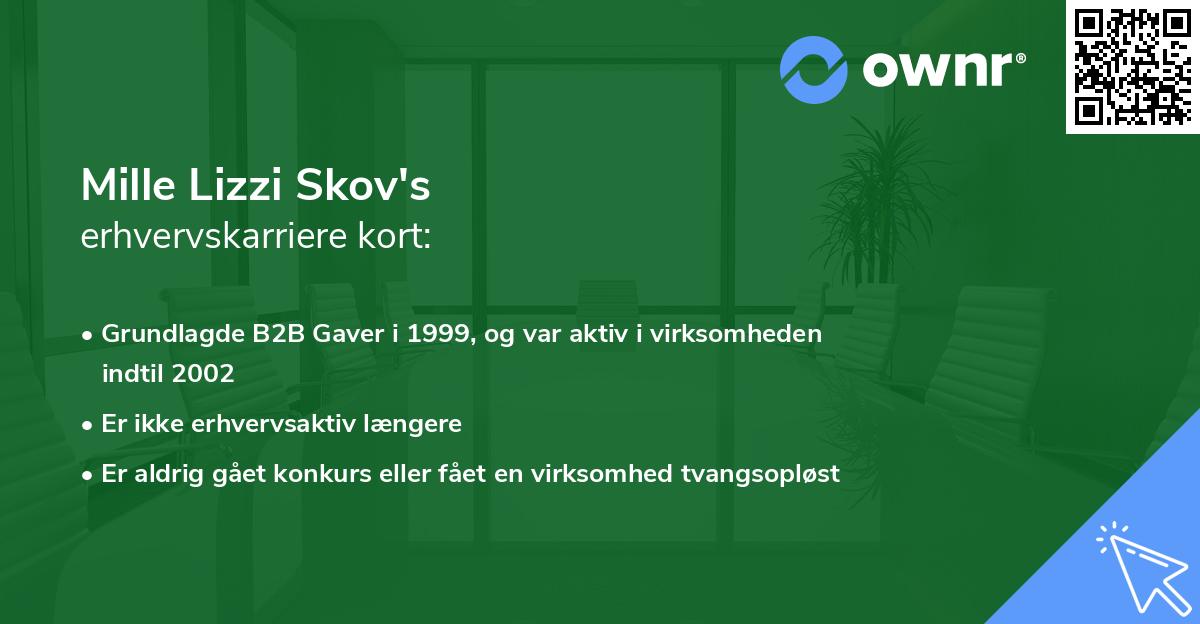 Mille Lizzi Skov's erhvervskarriere kort