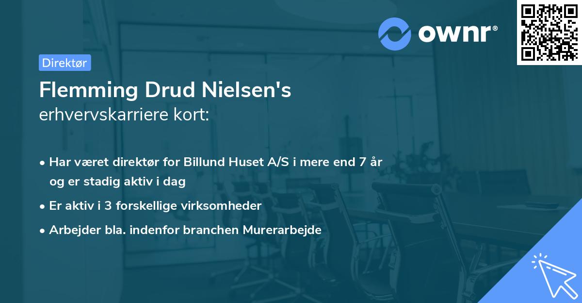 Flemming Drud Nielsen's erhvervskarriere kort