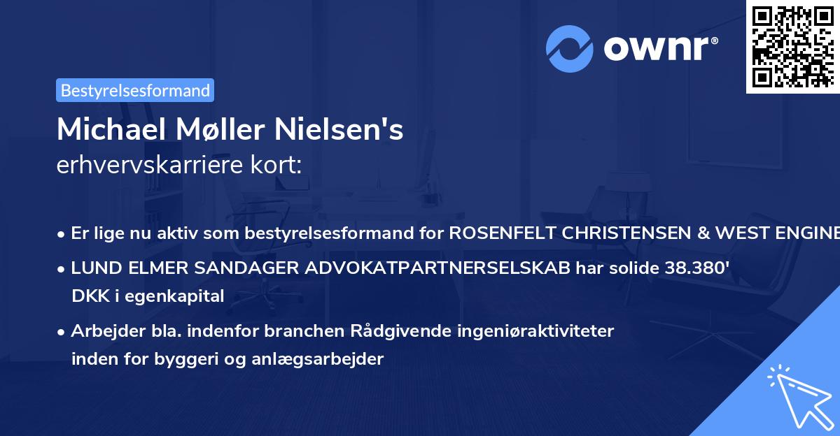 Michael Møller Nielsen's erhvervskarriere kort