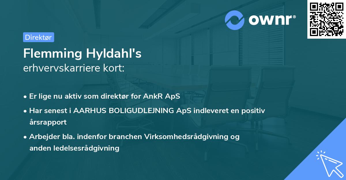 Flemming Hyldahl's erhvervskarriere kort