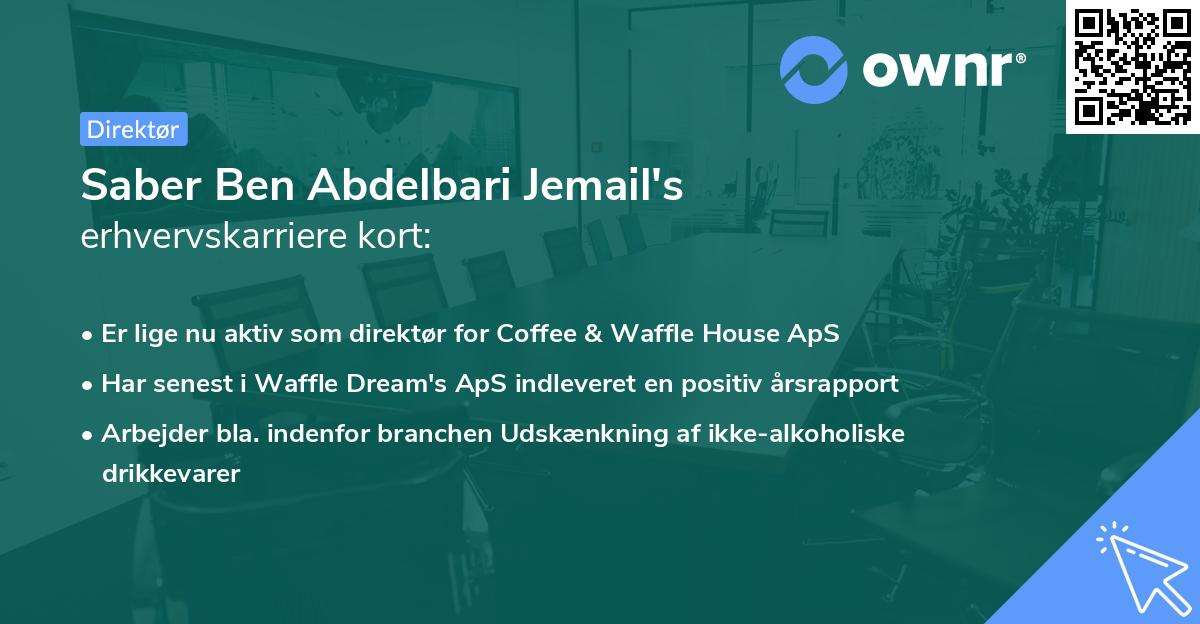 Saber Ben Abdelbari Jemail's erhvervskarriere kort