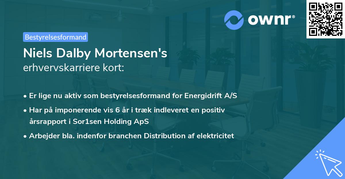 Niels Dalby Mortensen's erhvervskarriere kort