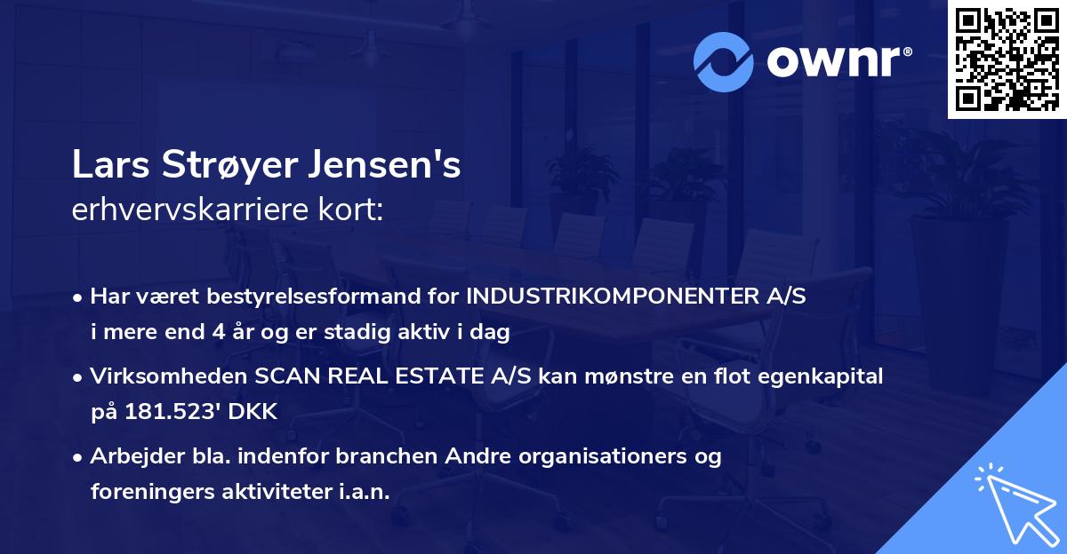 Lars Strøyer Jensen's erhvervskarriere kort
