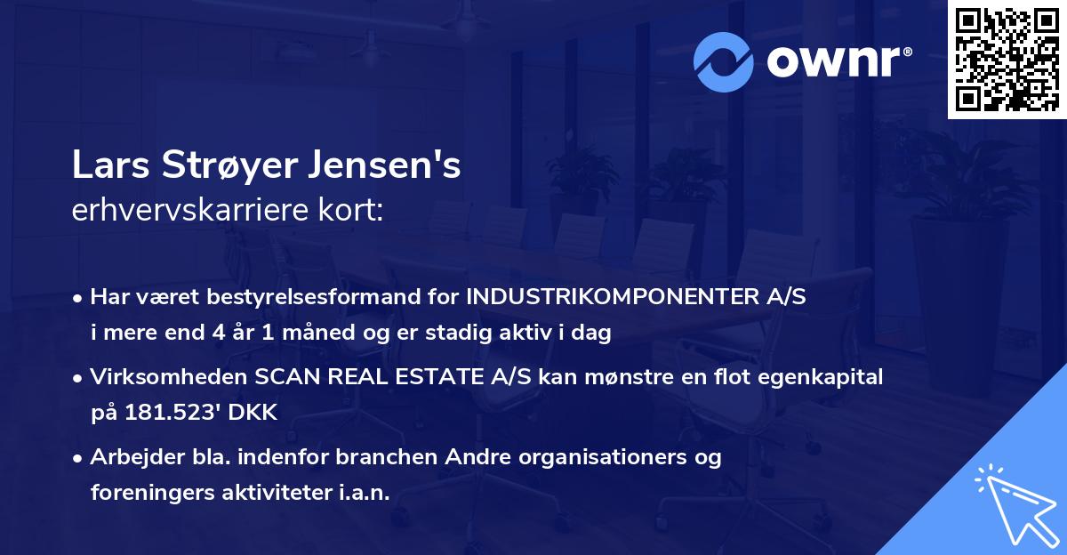 Lars Strøyer Jensen's erhvervskarriere kort
