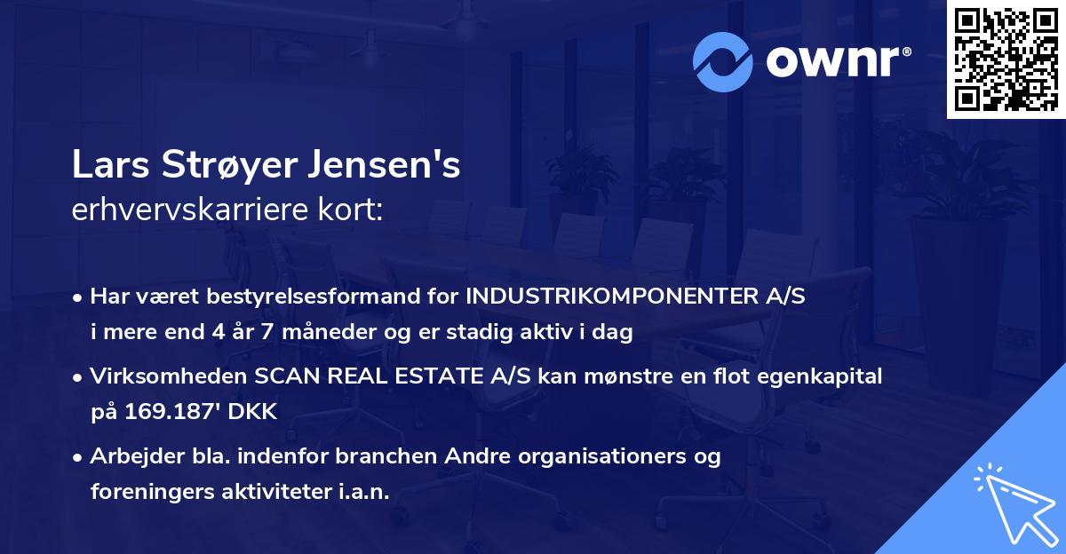 Lars Strøyer Jensen's erhvervskarriere kort