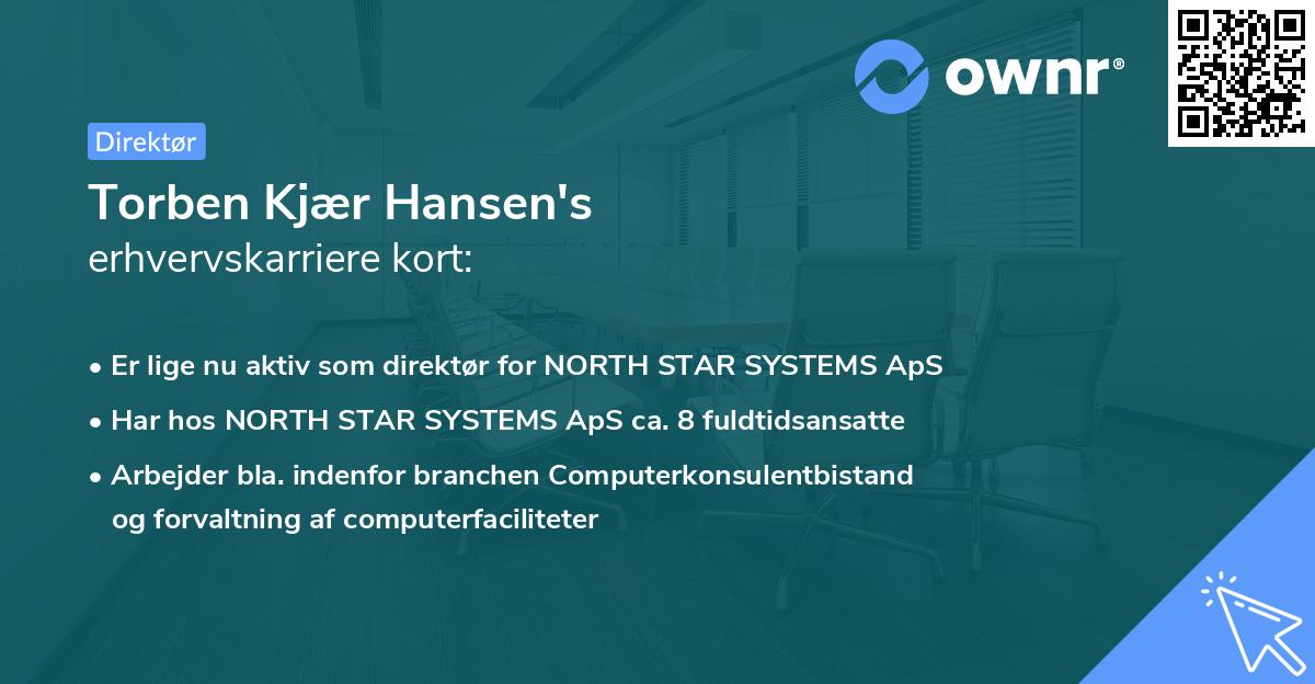Torben Kjær Hansen's erhvervskarriere kort