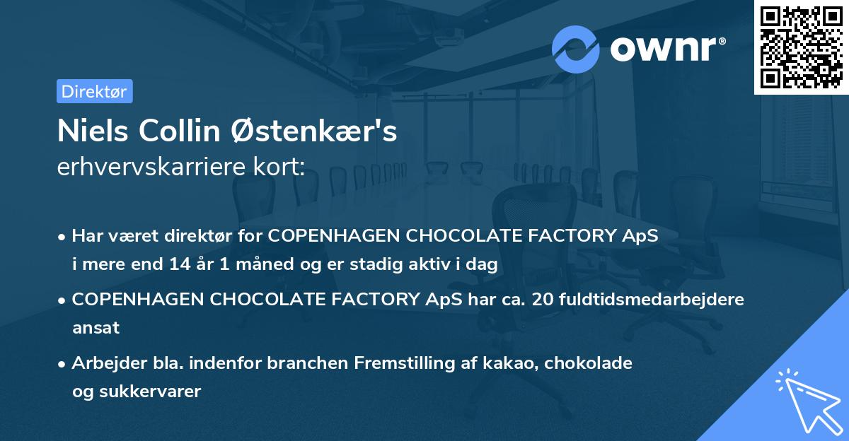 Niels Collin Østenkær's erhvervskarriere kort