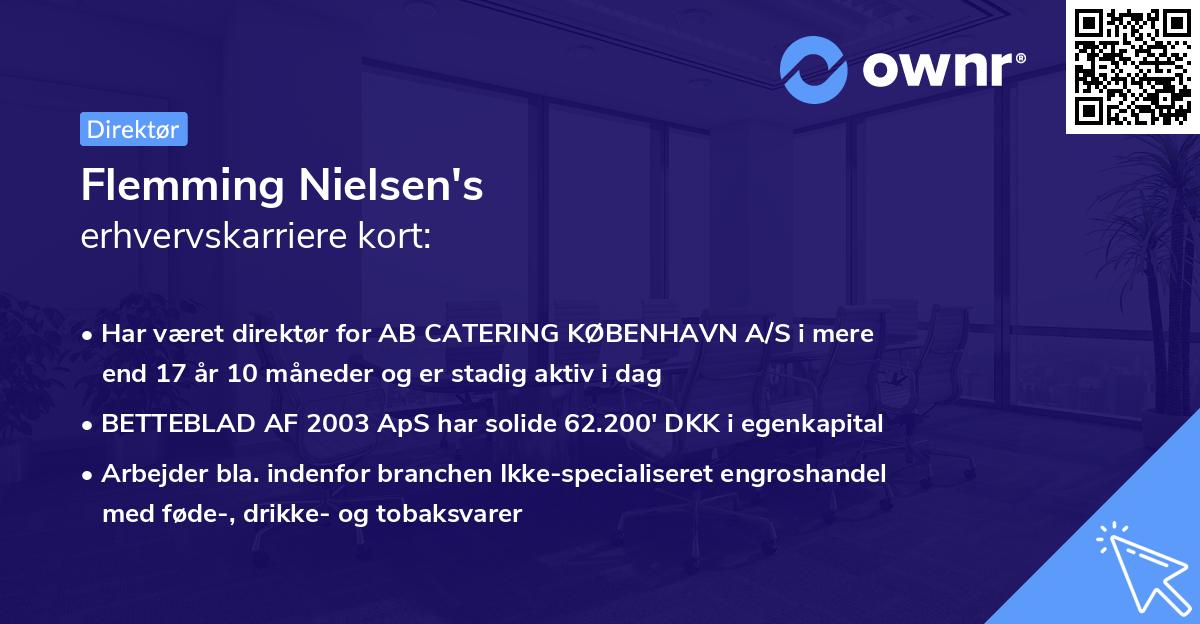 Flemming Nielsen's erhvervskarriere kort