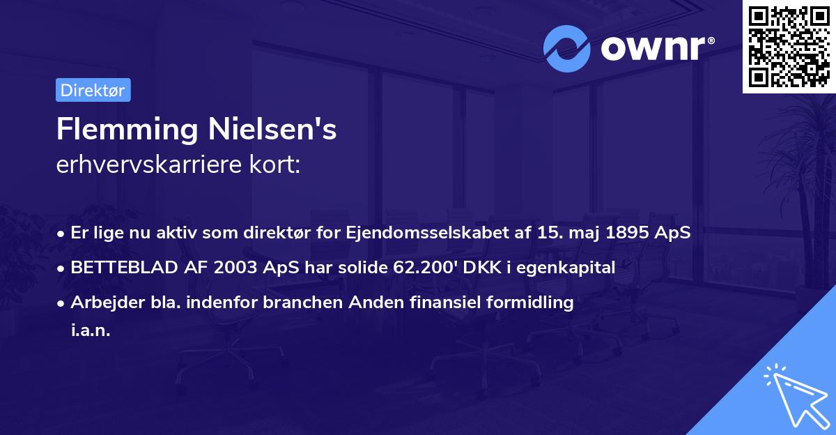 Flemming Nielsen's erhvervskarriere kort