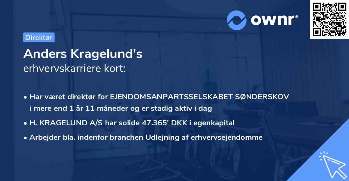 Anders Kragelund's erhvervskarriere kort