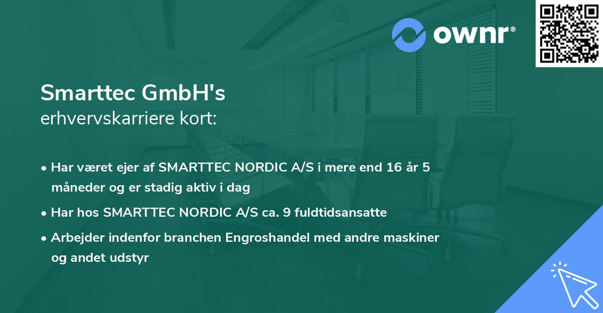 Smarttec GmbH's erhvervskarriere kort