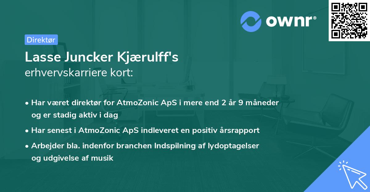 Lasse Juncker Kjærulff's erhvervskarriere kort