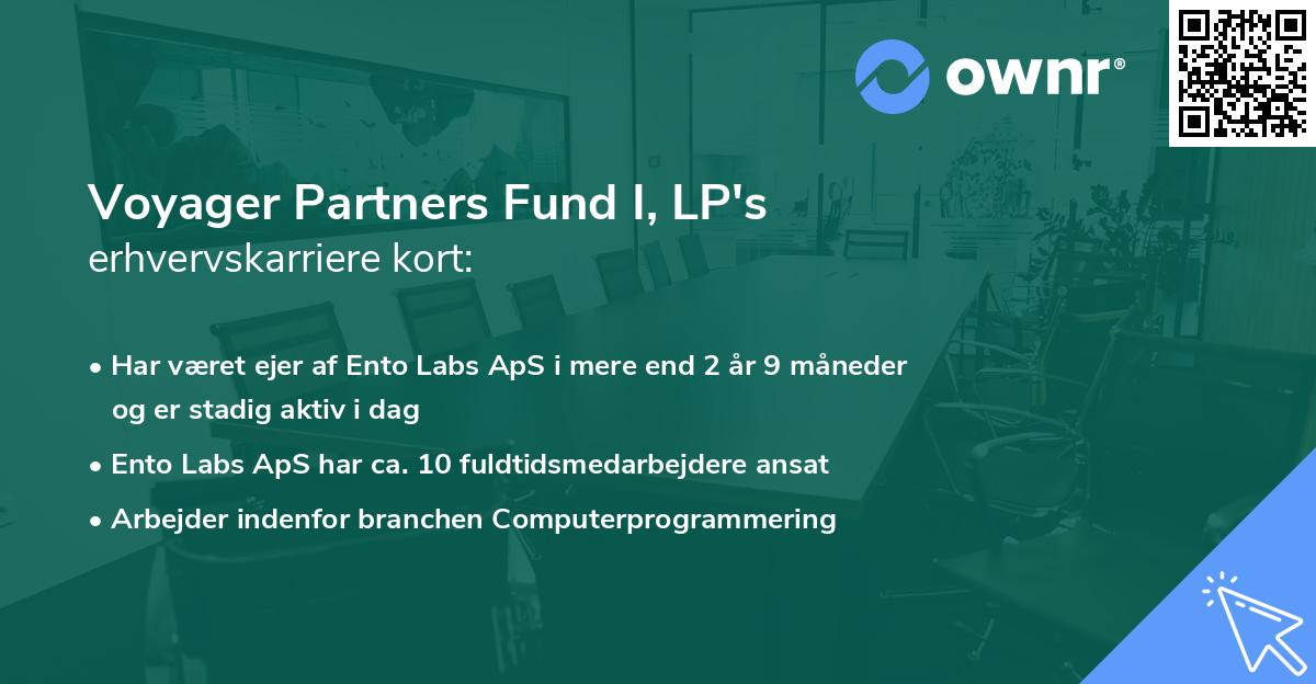 Voyager Partners Fund I, LP's erhvervskarriere kort