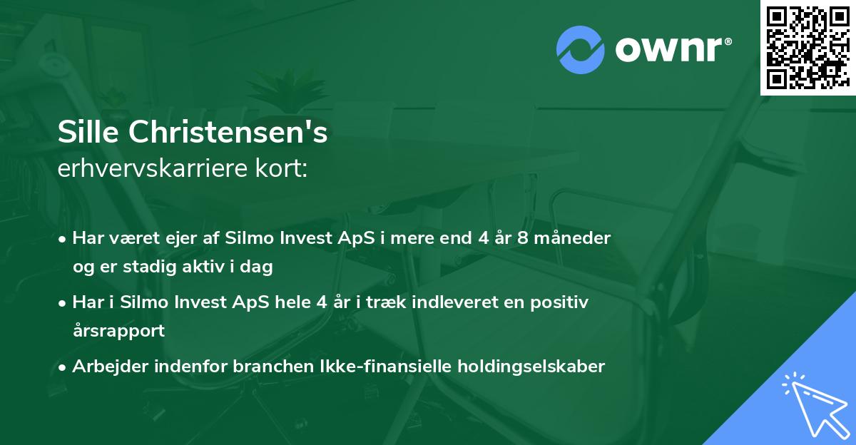 Sille Christensen's erhvervskarriere kort