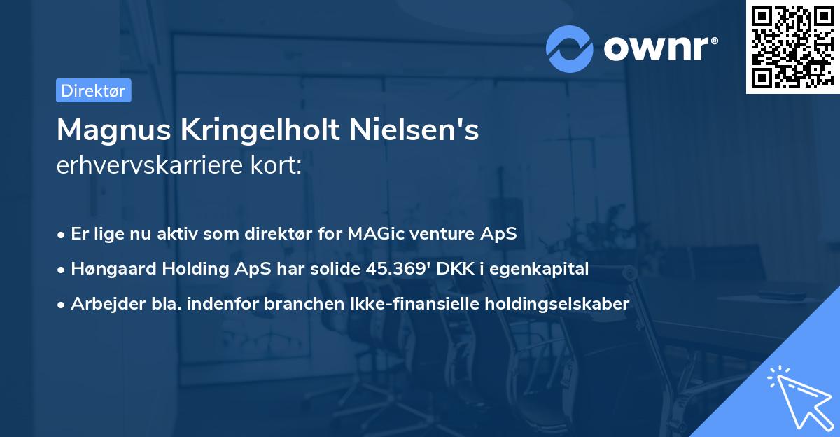 Magnus Kringelholt Nielsen's erhvervskarriere kort