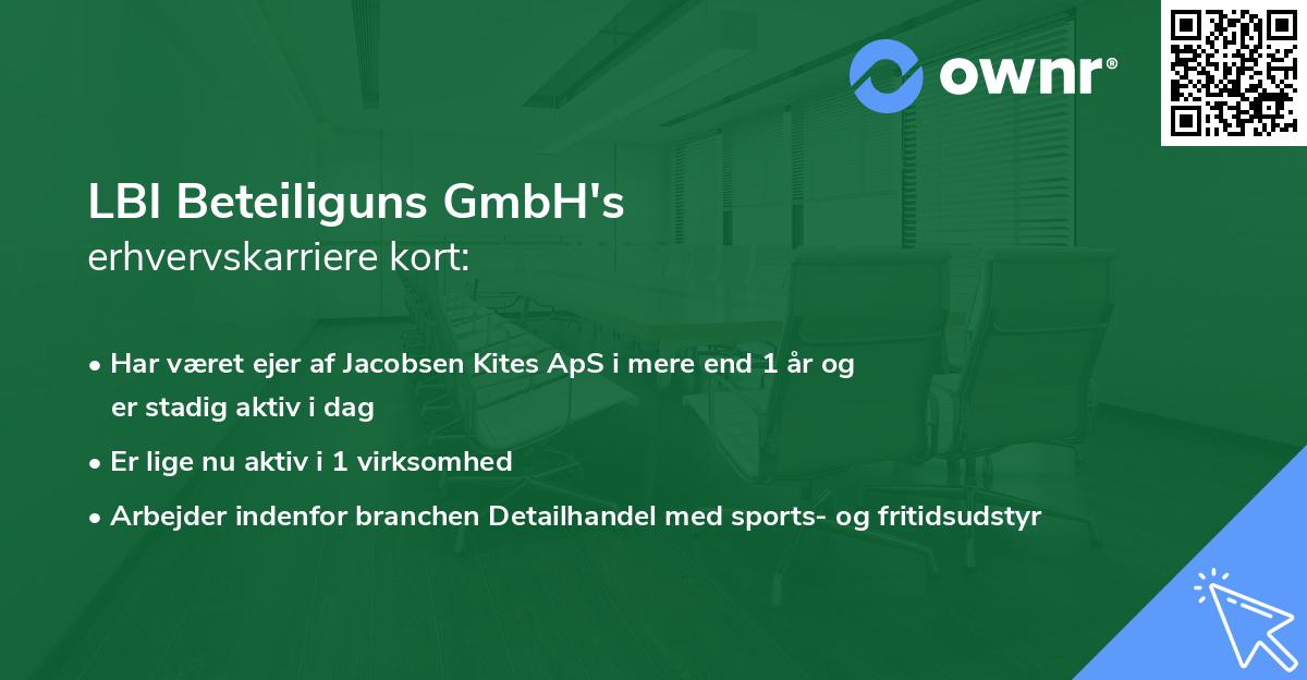 LBI Beteiliguns GmbH's erhvervskarriere kort