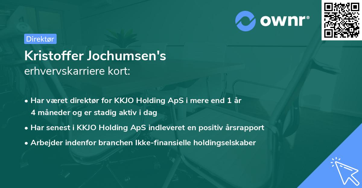 Kristoffer Jochumsen's erhvervskarriere kort