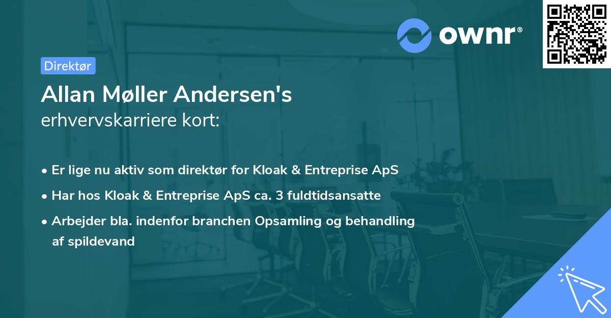 Allan Møller Andersen's erhvervskarriere kort
