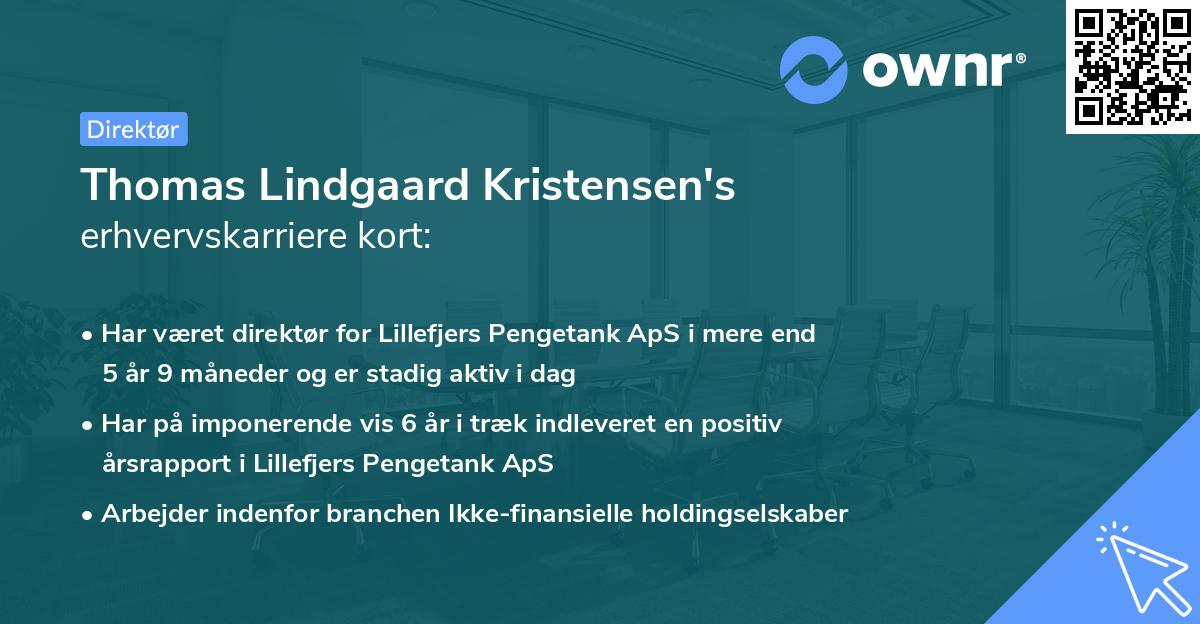 Thomas Lindgaard Kristensen's erhvervskarriere kort