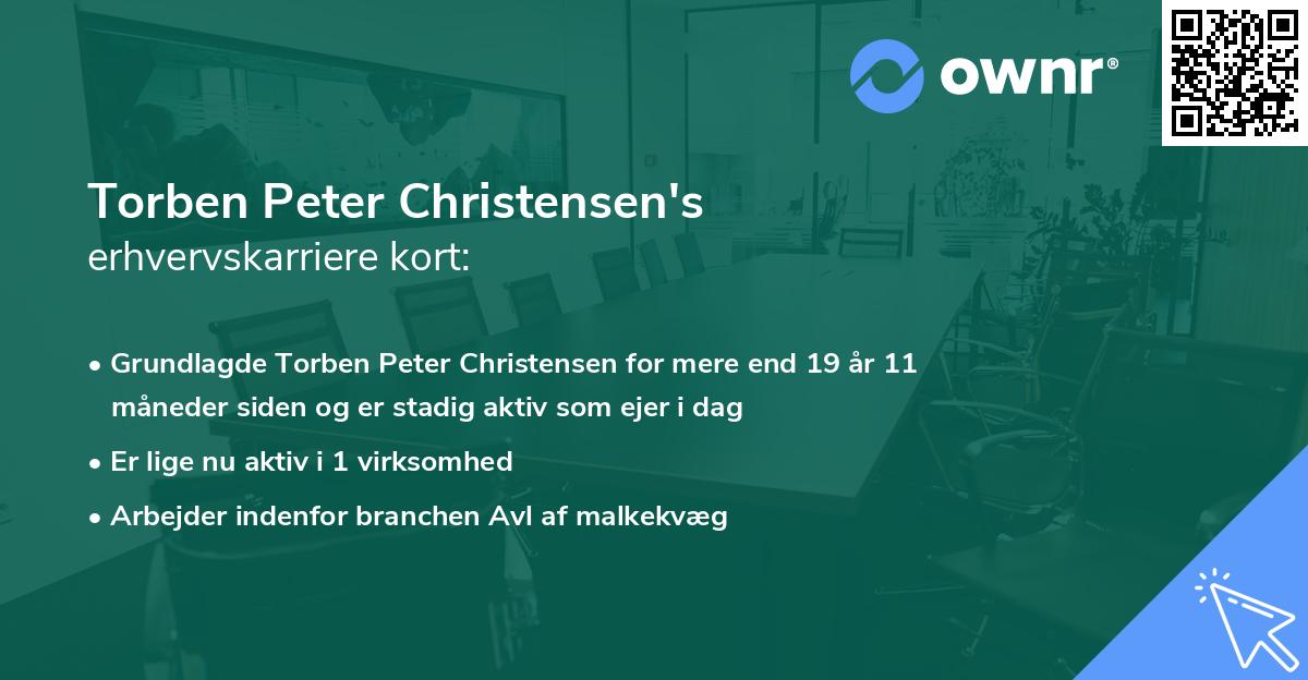 Torben Peter Christensen's erhvervskarriere kort