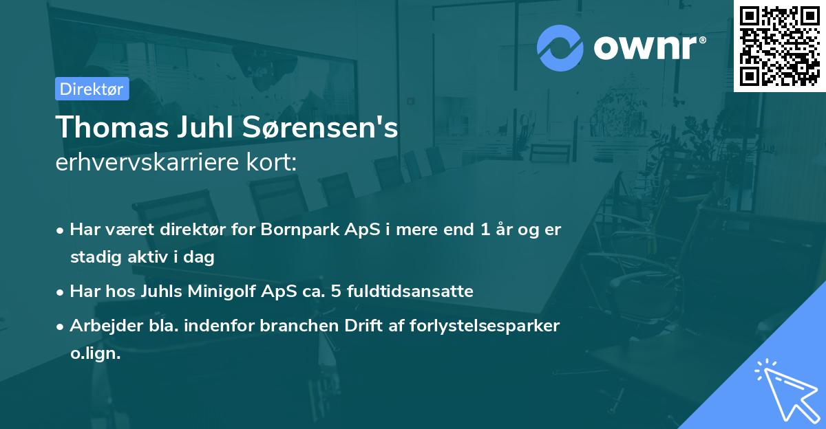 Thomas Juhl Sørensen's erhvervskarriere kort