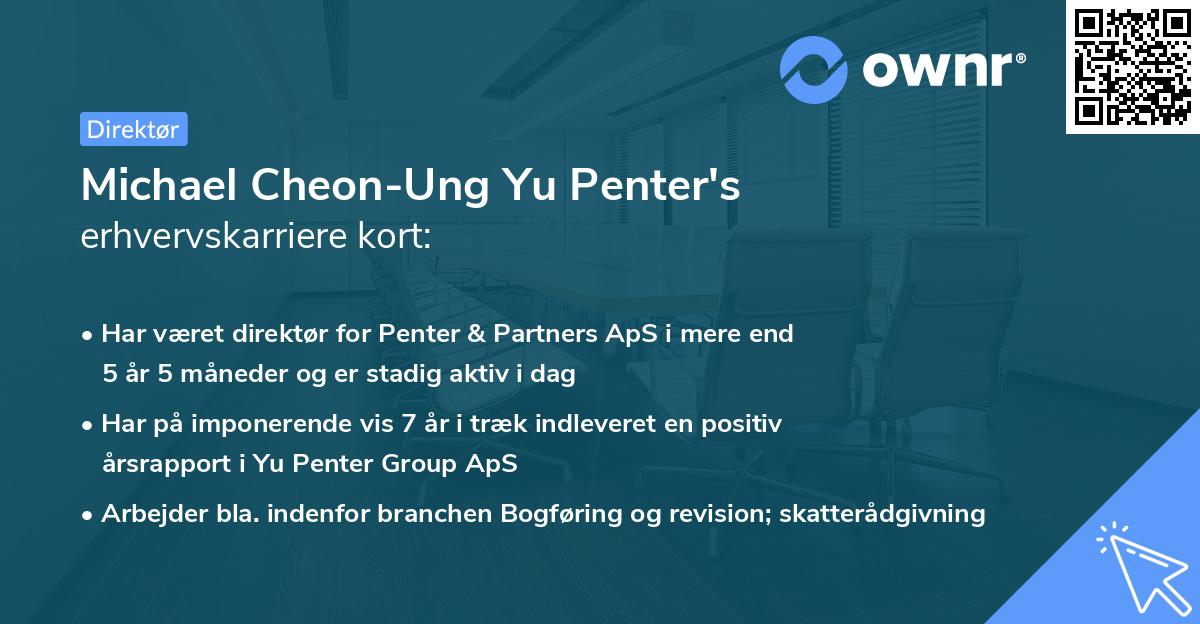 Michael Cheon-Ung Yu Penter's erhvervskarriere kort