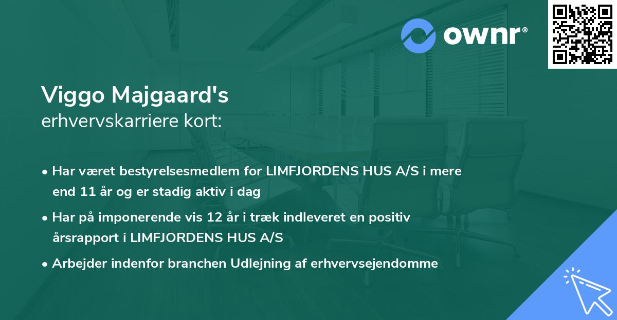 Viggo Majgaard's erhvervskarriere kort