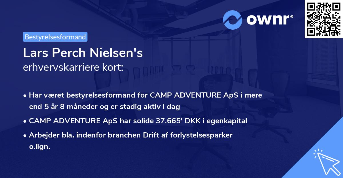 Lars Perch Nielsen's erhvervskarriere kort