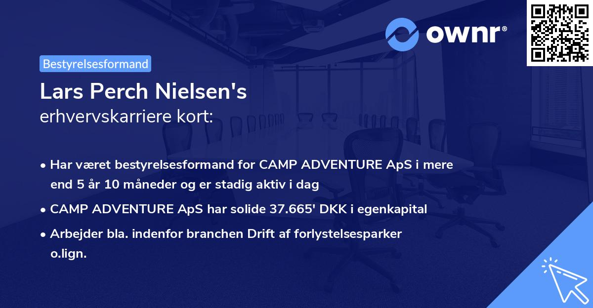 Lars Perch Nielsen's erhvervskarriere kort