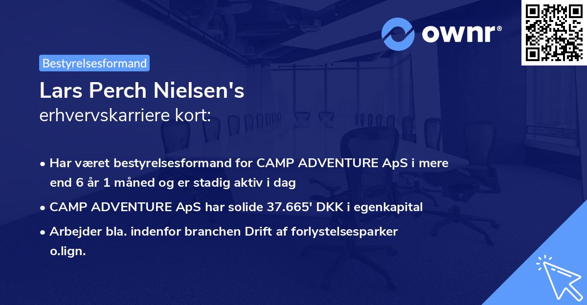 Lars Perch Nielsen's erhvervskarriere kort