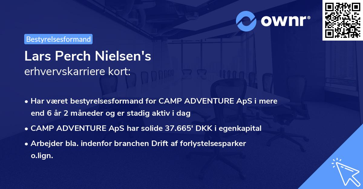 Lars Perch Nielsen's erhvervskarriere kort