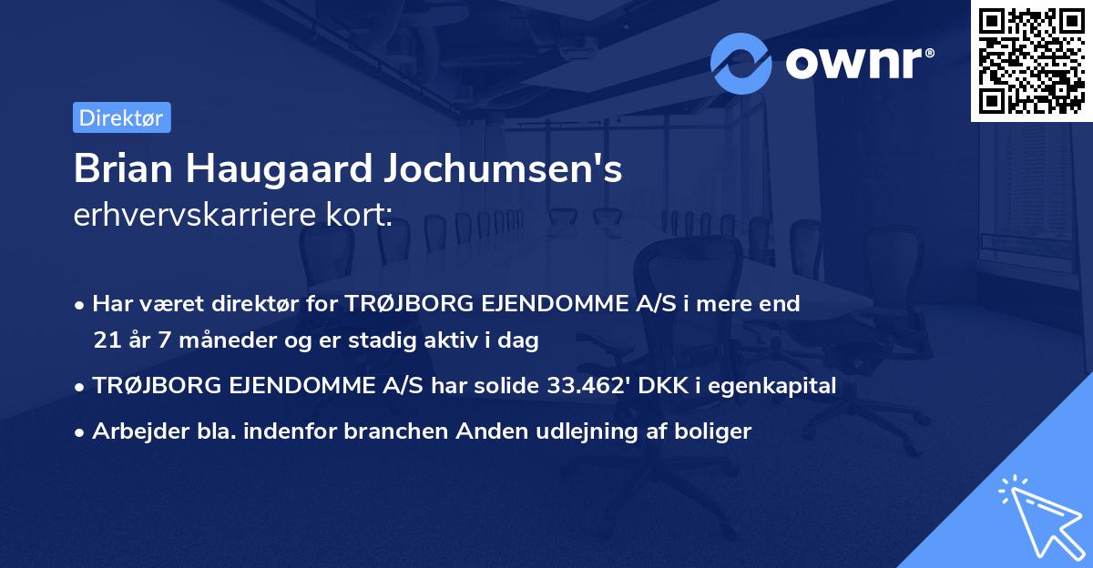 Brian Haugaard Jochumsen's erhvervskarriere kort
