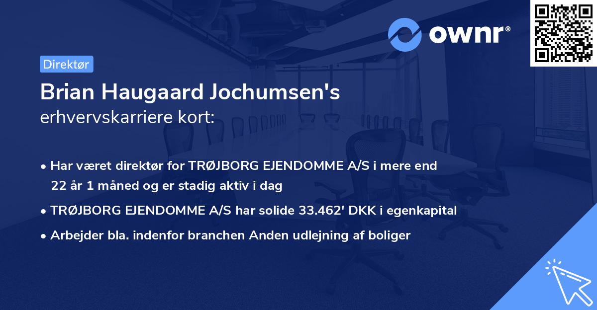 Brian Haugaard Jochumsen's erhvervskarriere kort