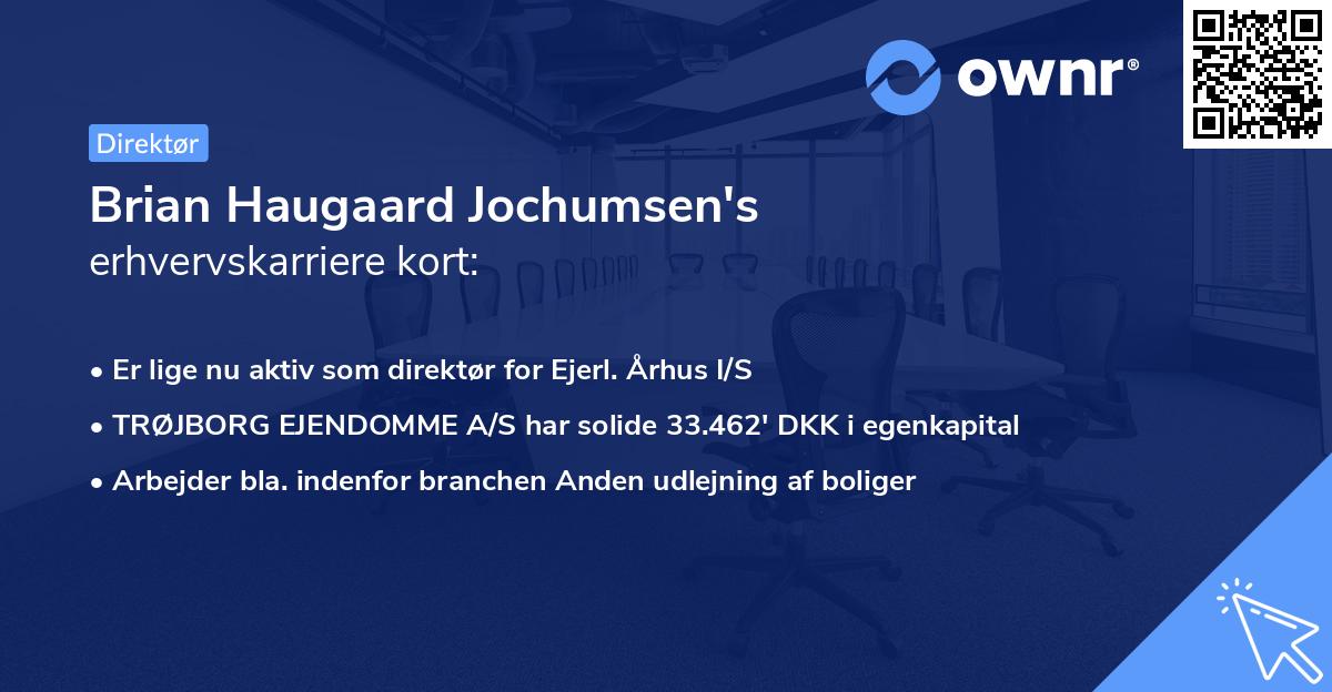 Brian Haugaard Jochumsen's erhvervskarriere kort